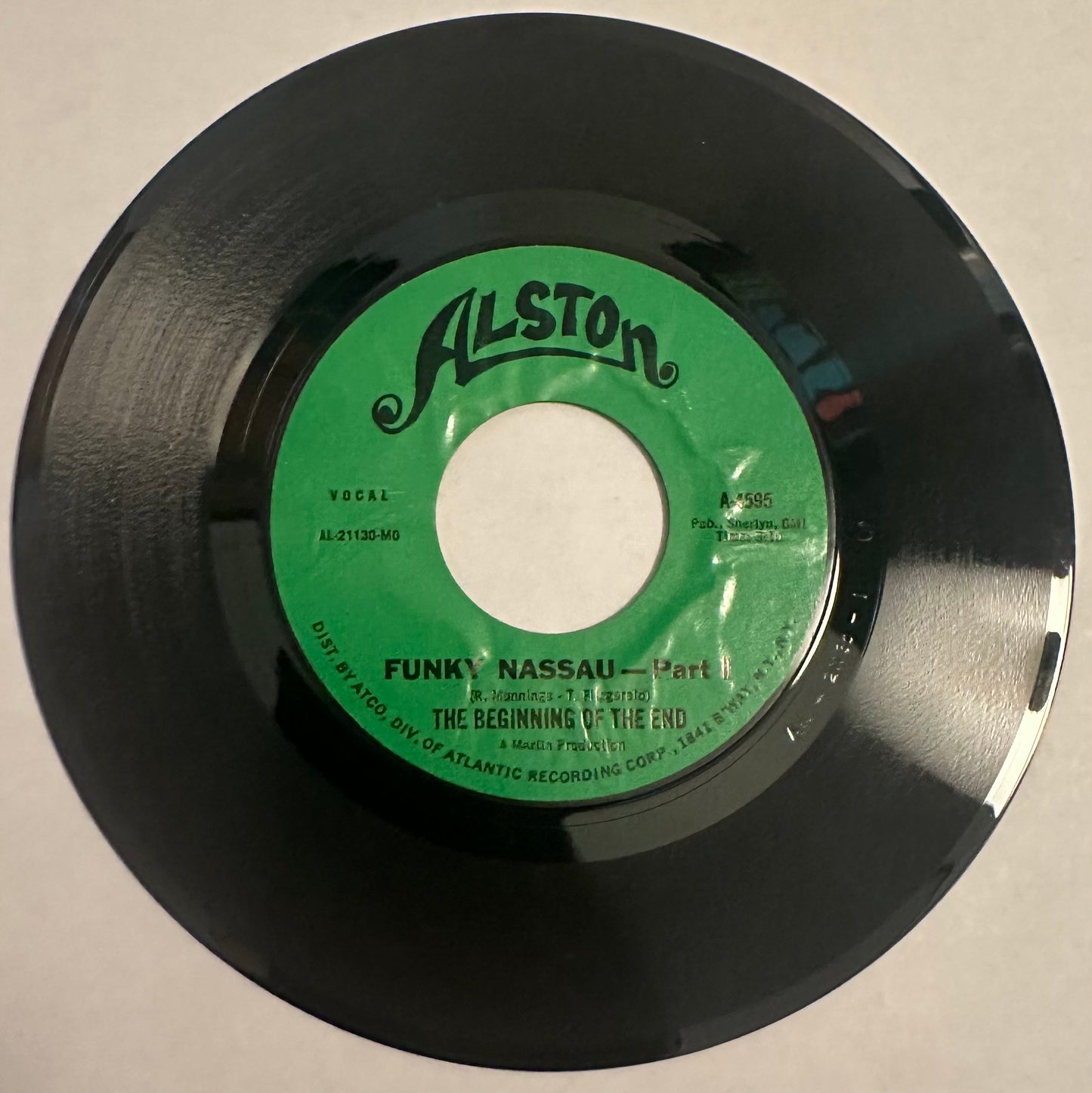 The Beginning Of The End - Funky Nassau - Funk Soul - 7” Vinyl *VG+ Drum Break