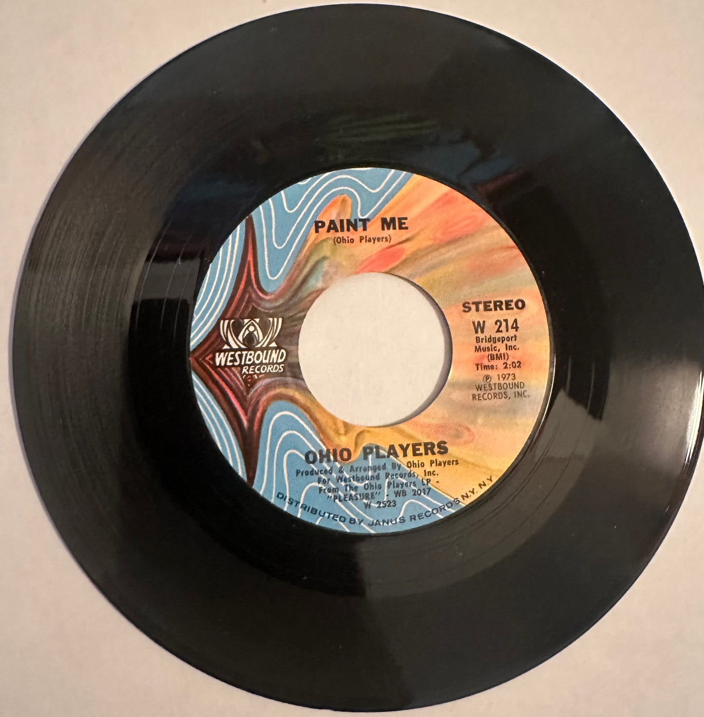 Ohio Players - FUNKY WORM/ PAINT ME - 7" Westbound W214 1973 *VG++ Drum Break