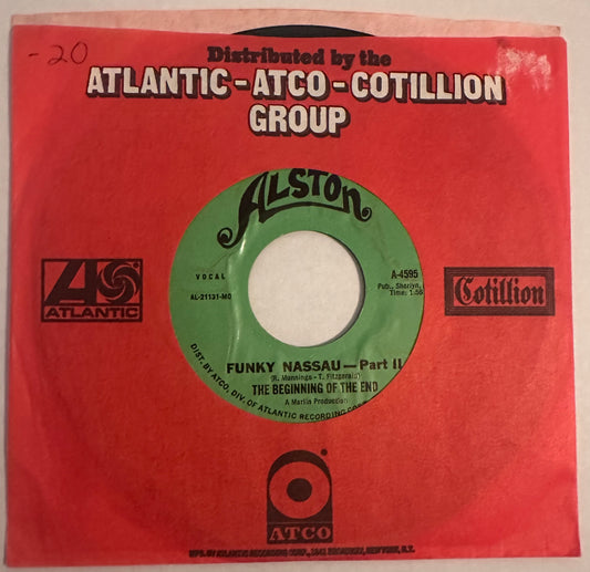 The Beginning Of The End - Funky Nassau - Funk Soul - 7” Vinyl *VG+ Drum Break