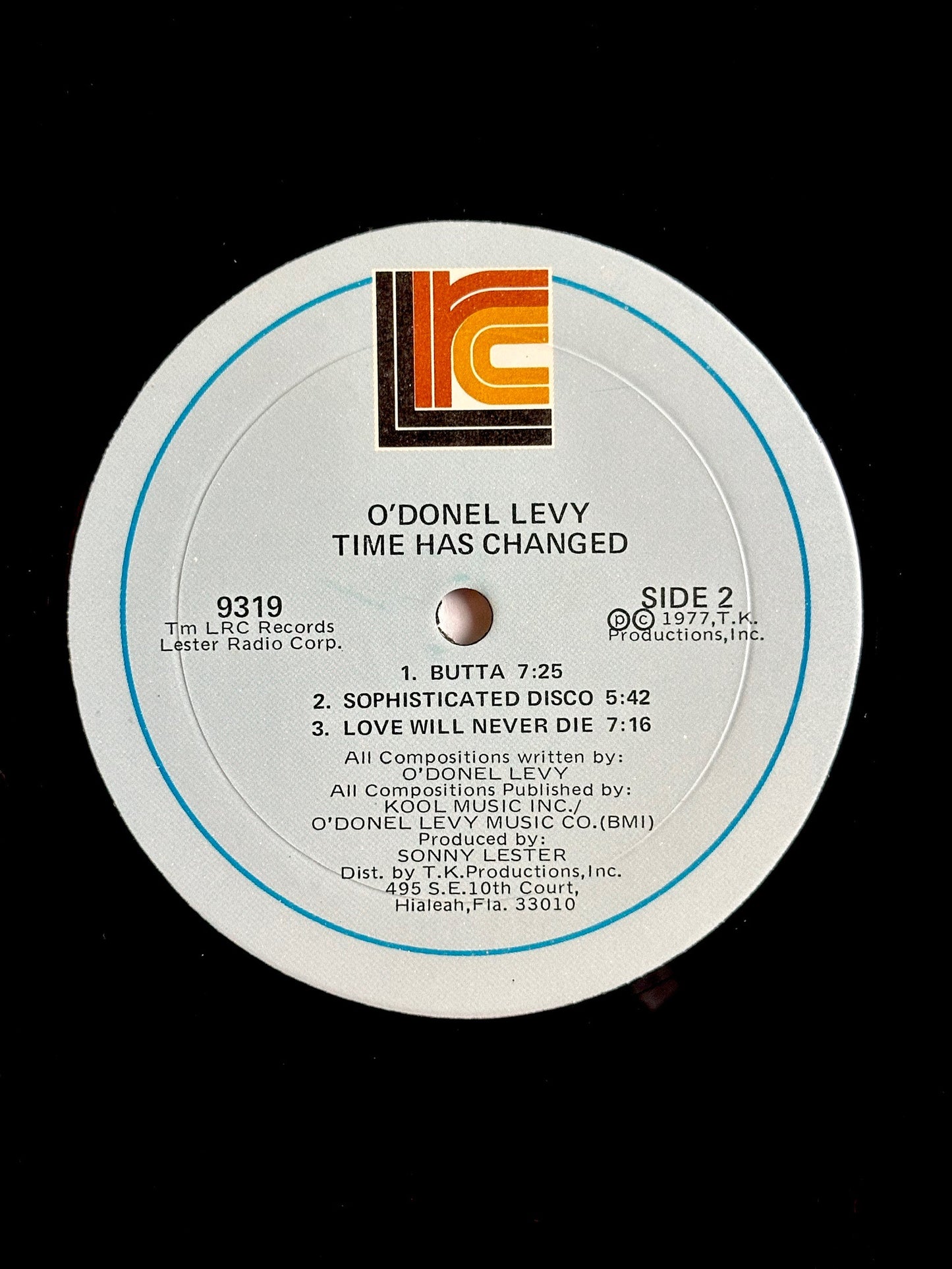 O' Donel Levy - Time Has Changed VG+/VG+ ( LRC-9319) Gatefold