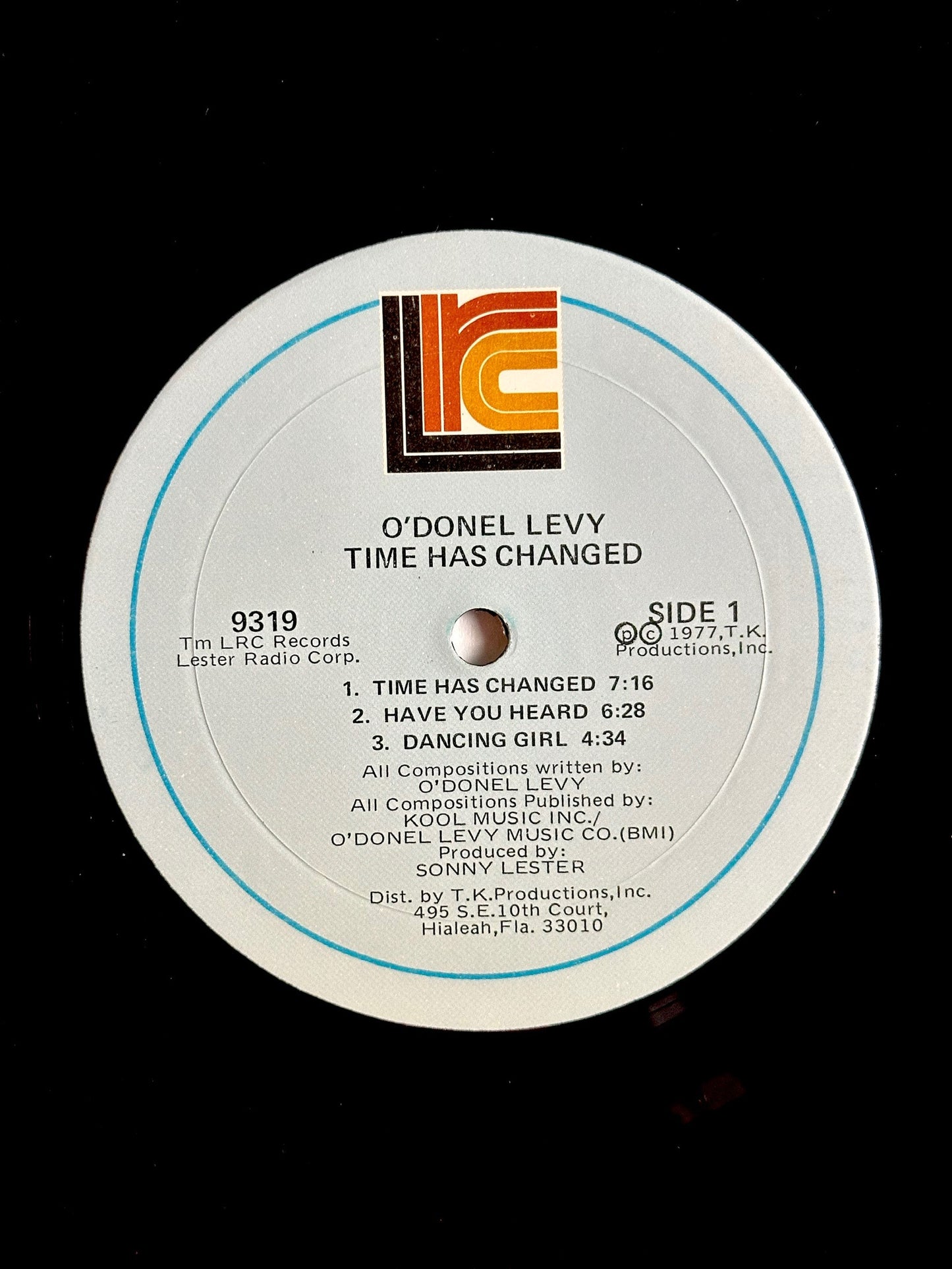 O' Donel Levy - Time Has Changed VG+/VG+ ( LRC-9319) Gatefold