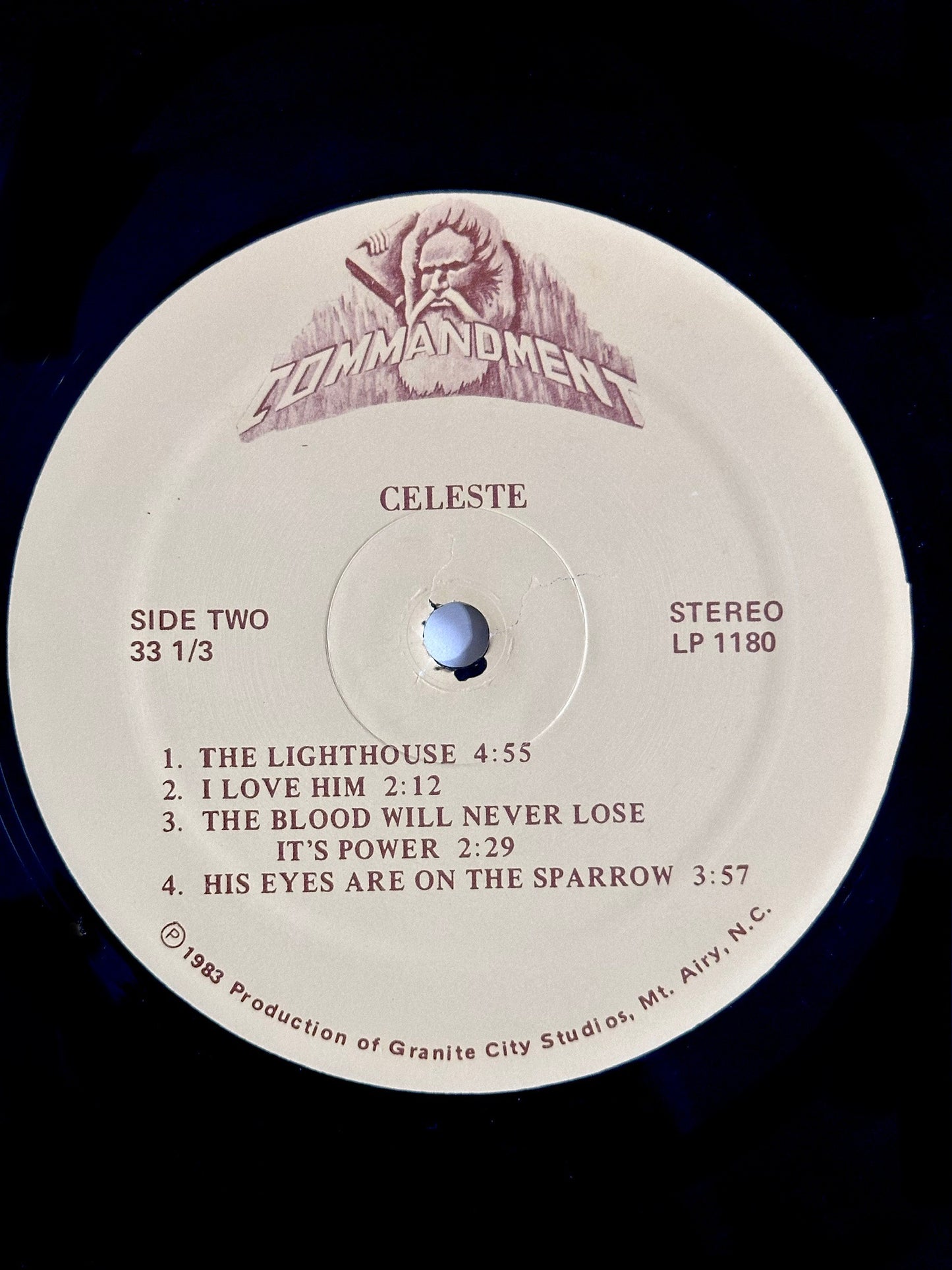 Celeste S/T (Rare) Gospel (Commandment Records) 1983 Strong VG