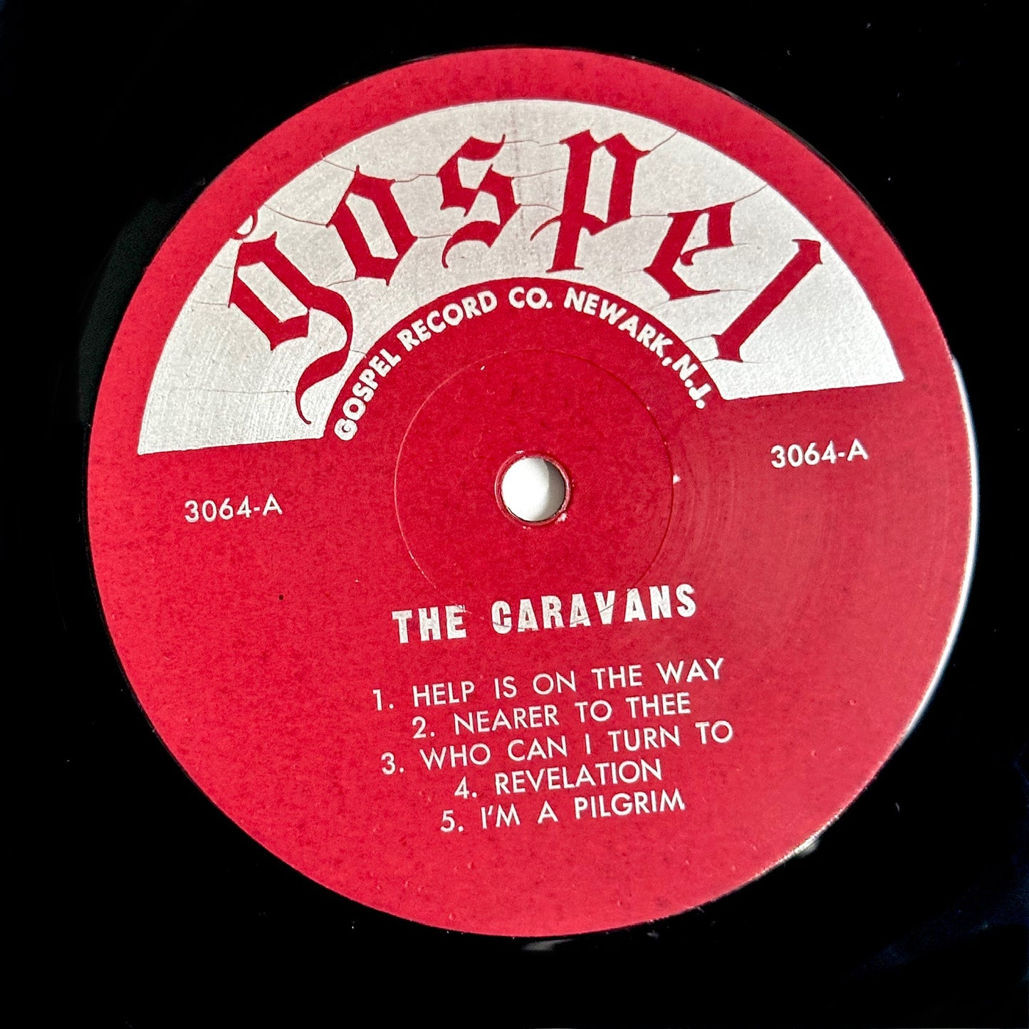 THE FAMOUS CARAVANS Help Is On The Way 1967 Gospel MG-3064 (RARE) VG+