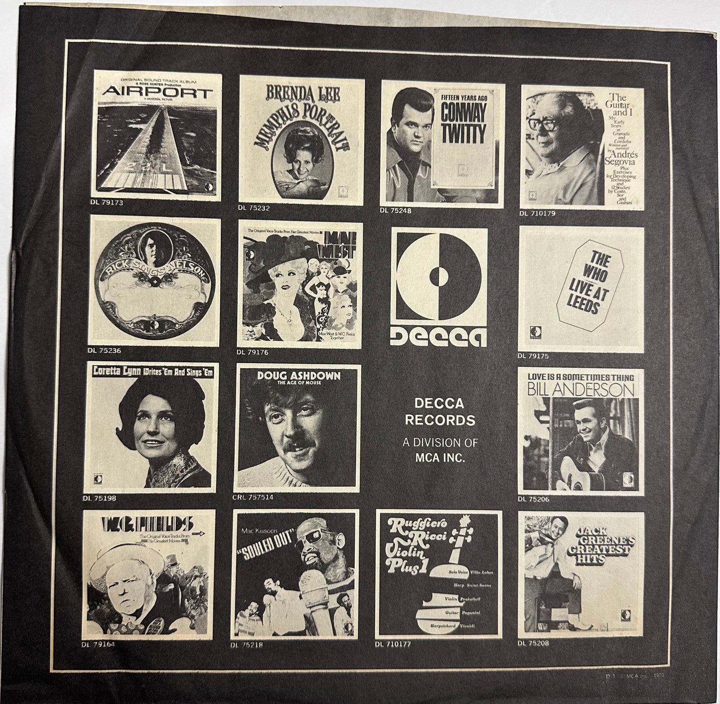David Axelrod The Auction (1972) Decca (DL75355) Gatefold