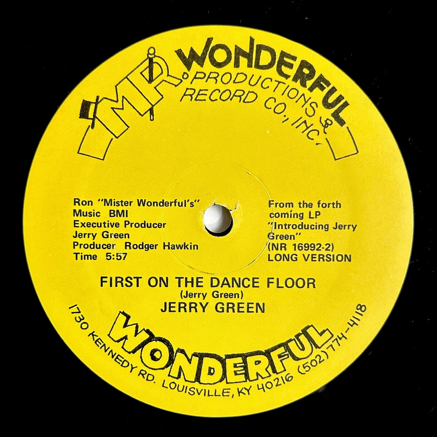 Jerry Green - First On The Dance Floor - Still In Shrink (NR169922) VG++ Rare