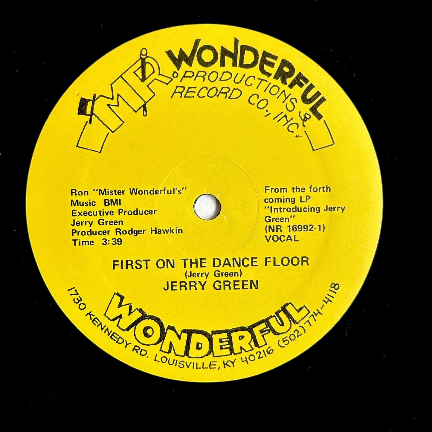 Jerry Green - First On The Dance Floor - Still In Shrink (NR169922) VG++ Rare
