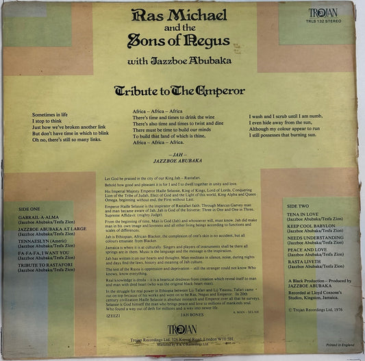 Ras Michael & The Sons Of Negus with Jazzboe Abubaka – Tribute To The Emperor Rastafori