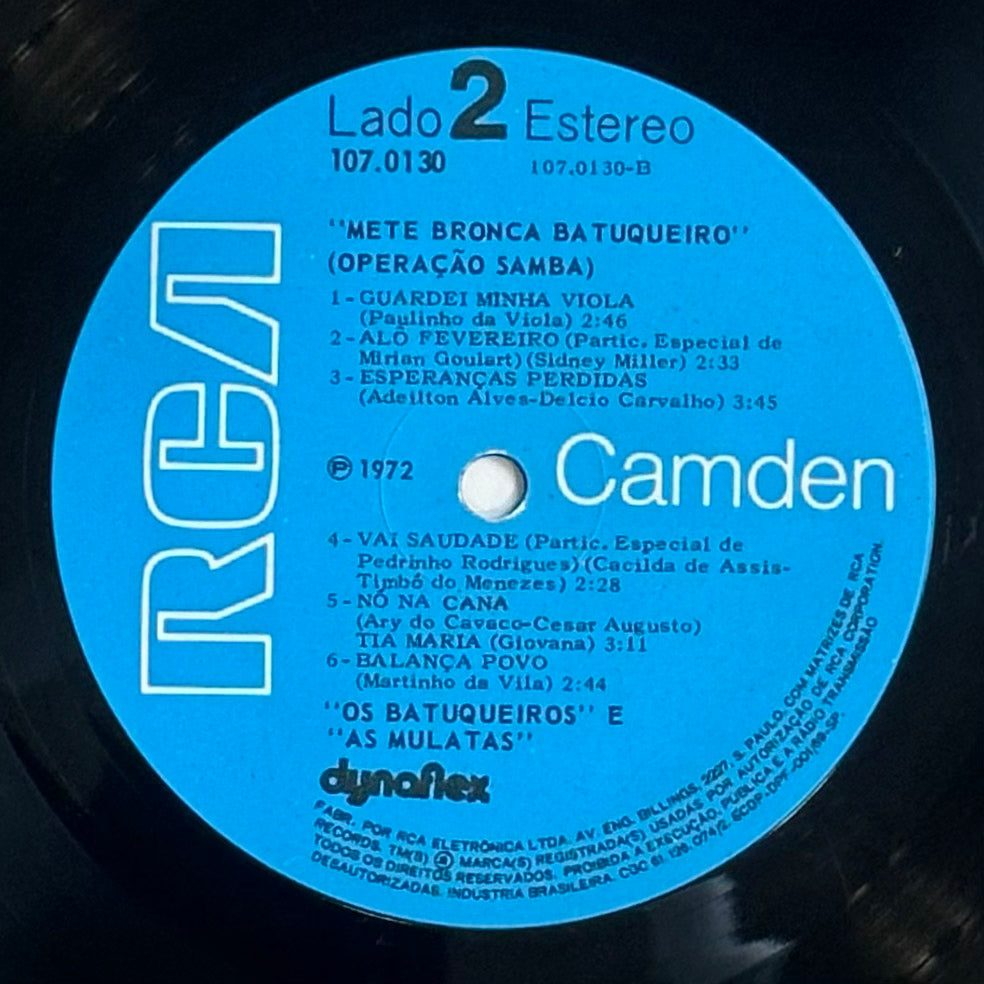 Os Batuqueiros E As Mulatas – Mete Bronca Batuqueiro (Operação Samba)