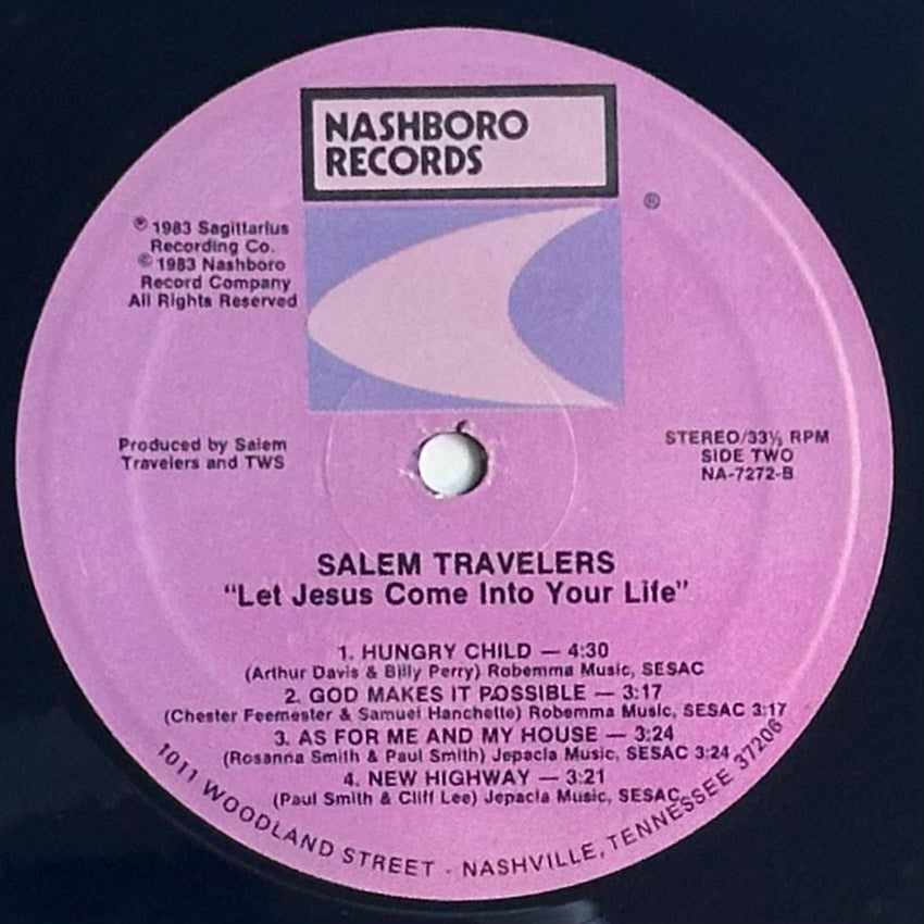 The Salem Travelers – Let Jesus Come Into Your Life