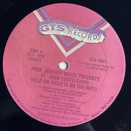 Jeffrey White, Saint John Youth Choir – Hold On (Help Is On The Way)