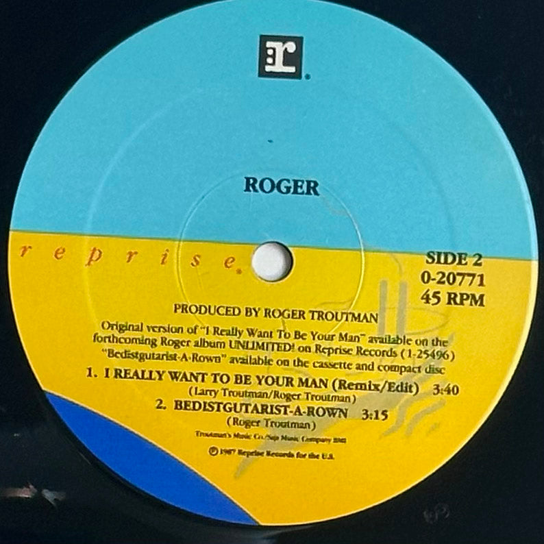 Roger Troutman – I Want To Be Your Man VG+