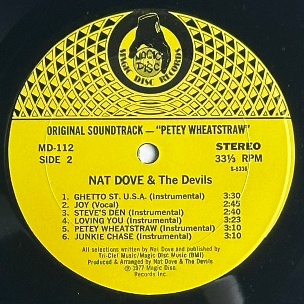 Nat Dove and The Devils - Petey Wheatstraw Original Soundtrack vinyl album. Available now a djpocket.com