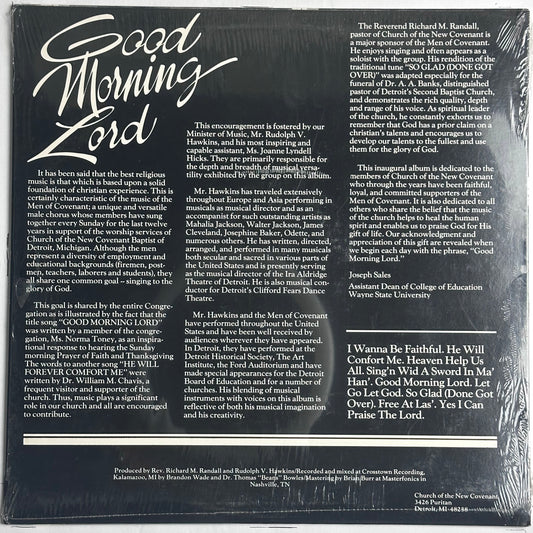 Pastor Richard M Randall and the Men of Covenant. Rudolph V. Hawkins Minister of Music. Available now at djpocket.com