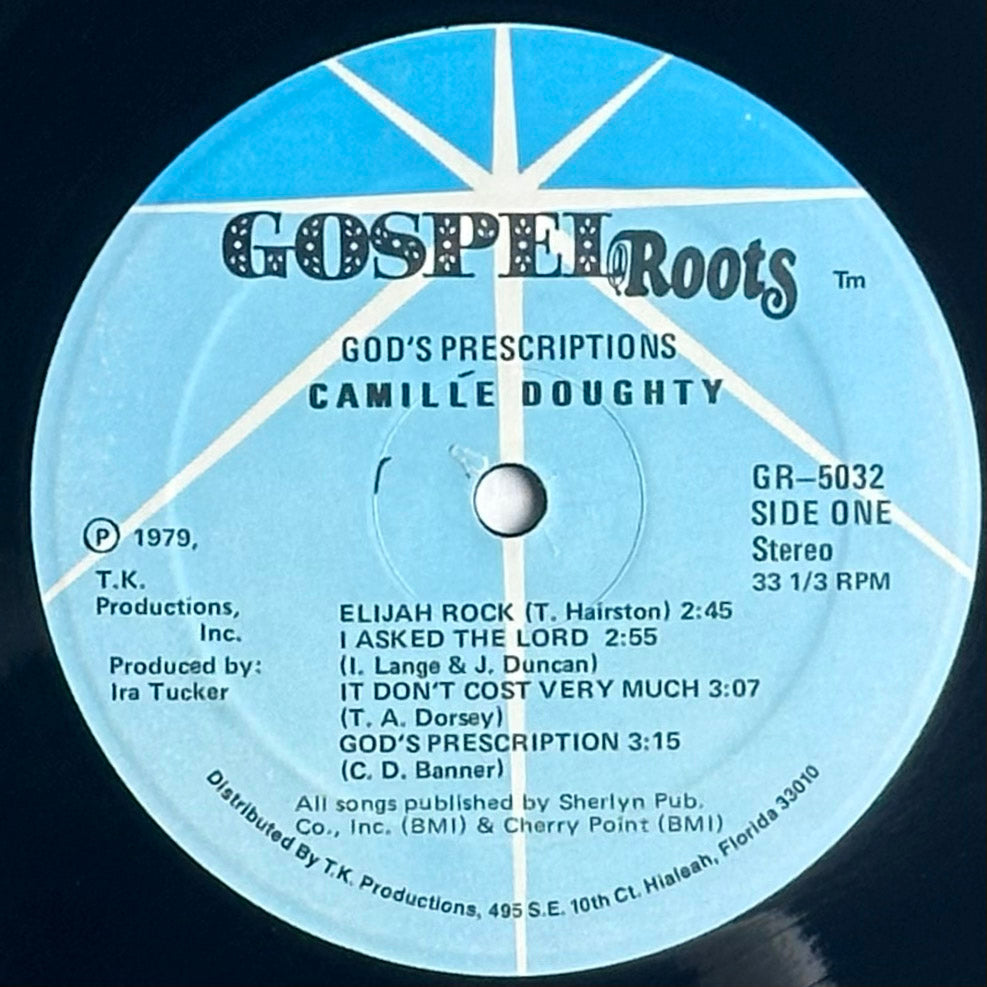 Camille Doughty - God's Prescription vinyl album available at djpocket.com