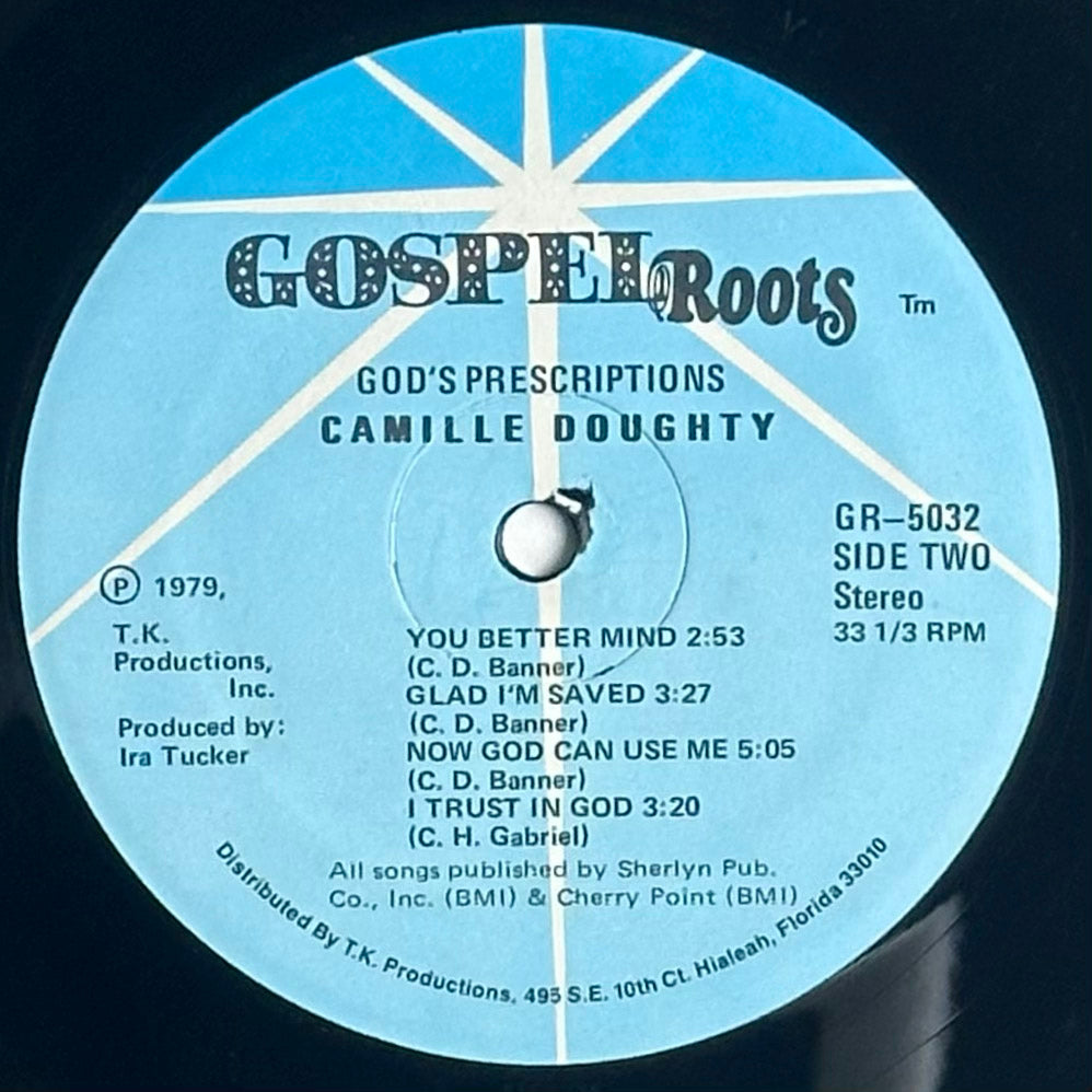 Camille Doughty - God's Prescription vinyl album available at djpocket.com
