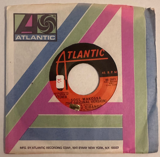 Manu Dibango - Soul Makossa (The OG Version) 7" Record + Label - Sleeve VG++