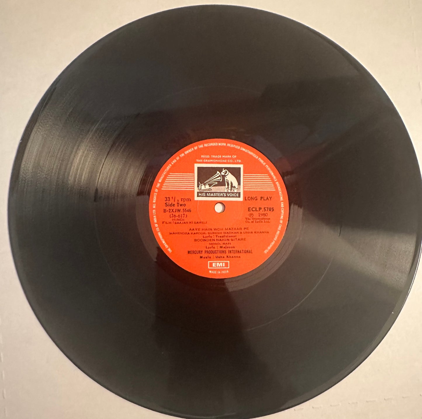 Saajan Ki Saheli - Orig Bollywood OST Usha Khanna India LP - VG -