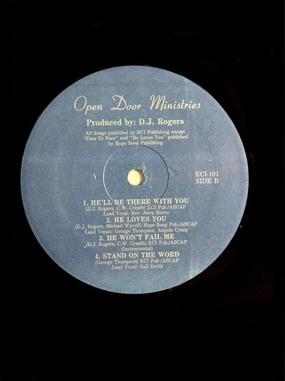 Rev. Jerry Burns & Open Door Singers - S/T LP - Modern Soul Gospel VG++