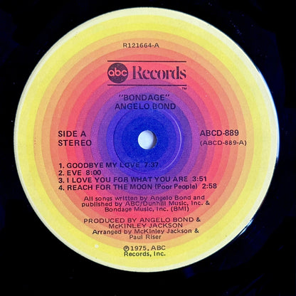 Angelo Bond Bondage LP 1975 ABC Records ABCD-889 - ASTRONG VG/VG+