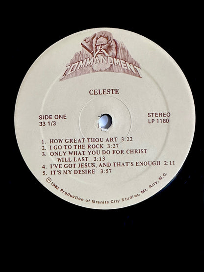 Celeste S/T  (Rare) Gospel (Commandment Records) 1983 Strong VG