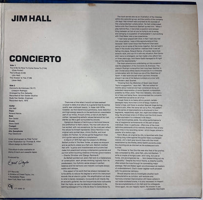 Jim Hall - Concierto - CTI Records (CTI 6060 S1) 1975 VG+