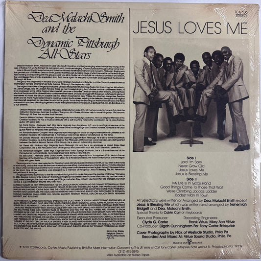 Malachi Smith & The Dynamic Pittsburgh All-Stars Jesus Loves Me -TCA106 VG++RARE