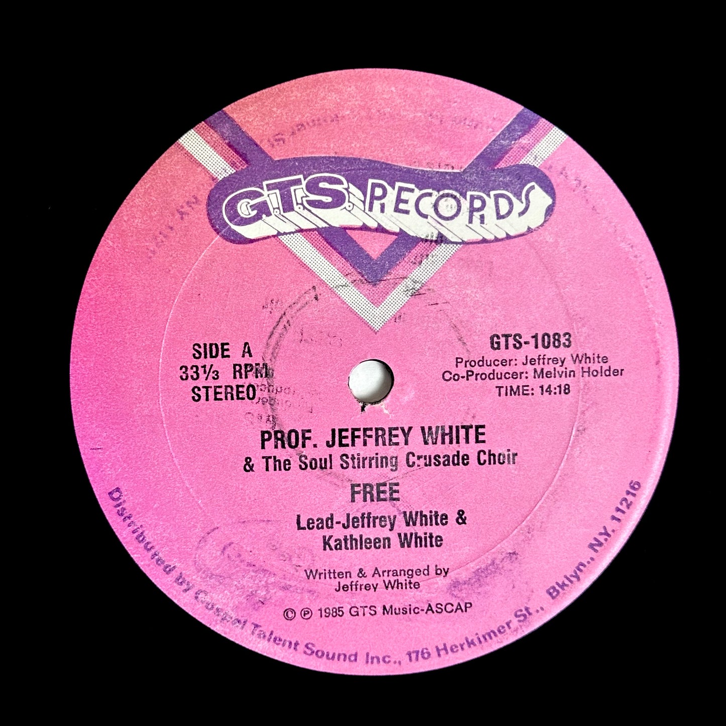 Prof. Jeffrey White And The Soul Stirring Crusade Choir -Free 12” (GTS-1083)