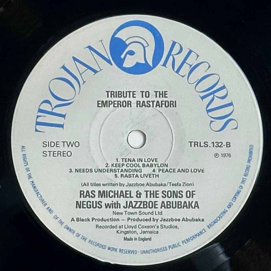 Ras Michael & The Sons Of Negus with Jazzboe Abubaka – Tribute To The Emperor Rastafori