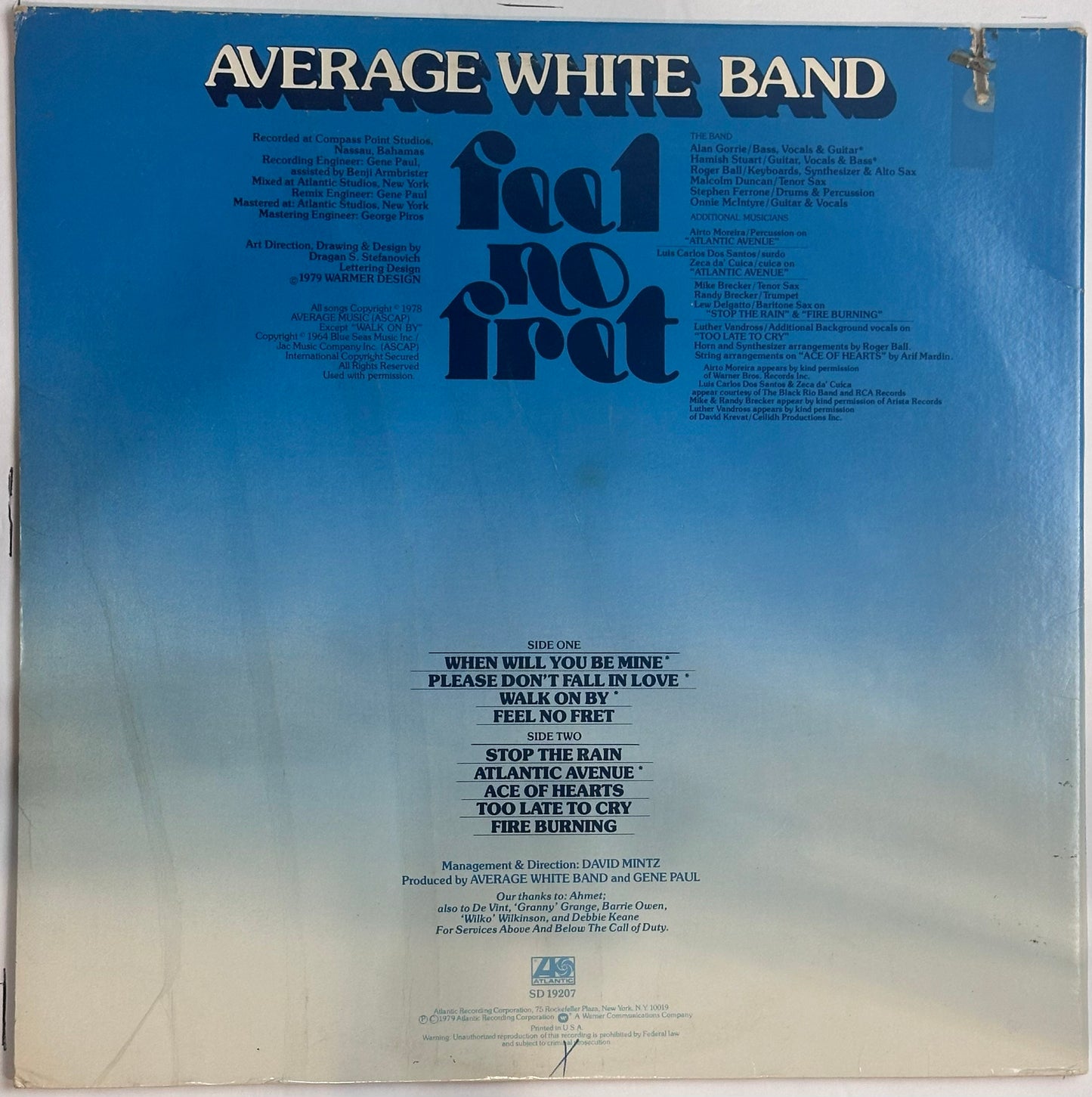 Average White Band – Feel No Fret