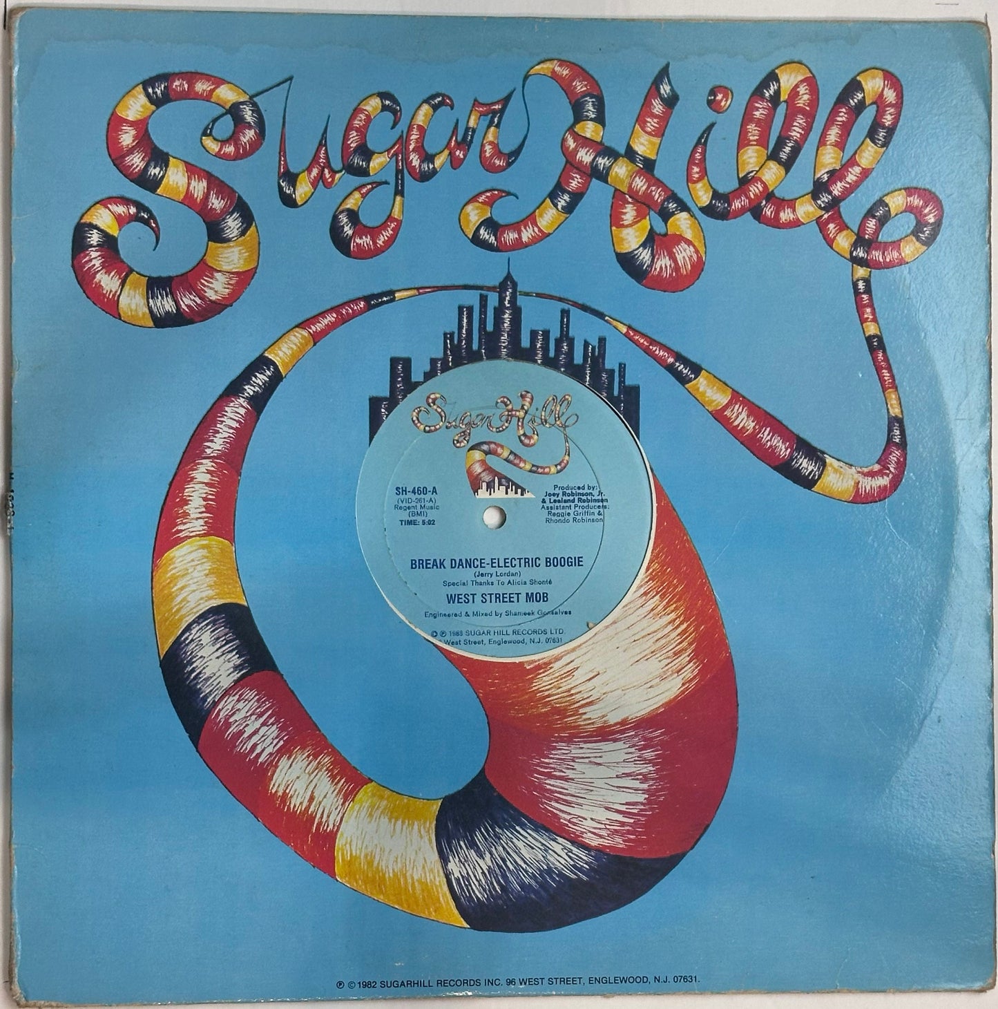 West Street Mob - Break Dance - Electric Boogie / Let Your Mind Be Free