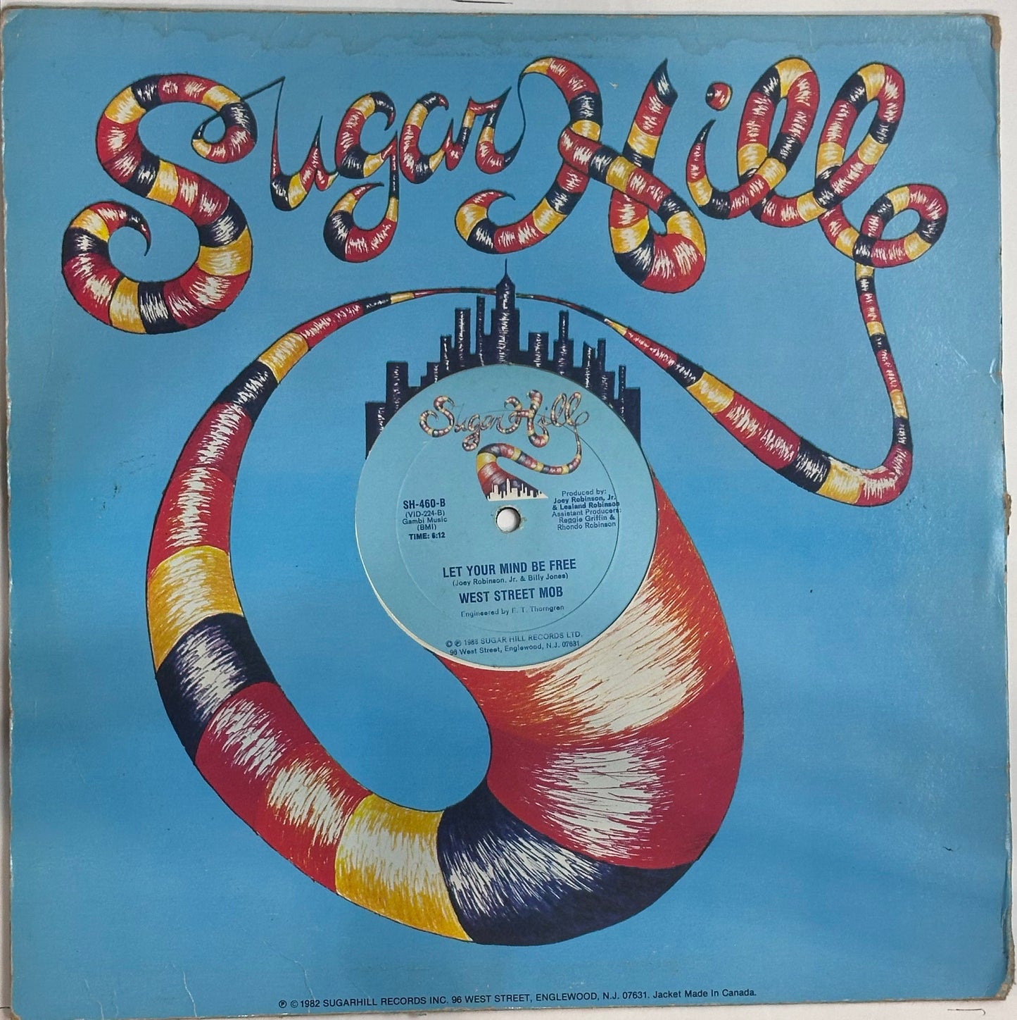 West Street Mob - Break Dance - Electric Boogie / Let Your Mind Be Free