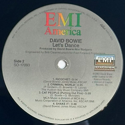 David Bowie - Let's Dance VG+