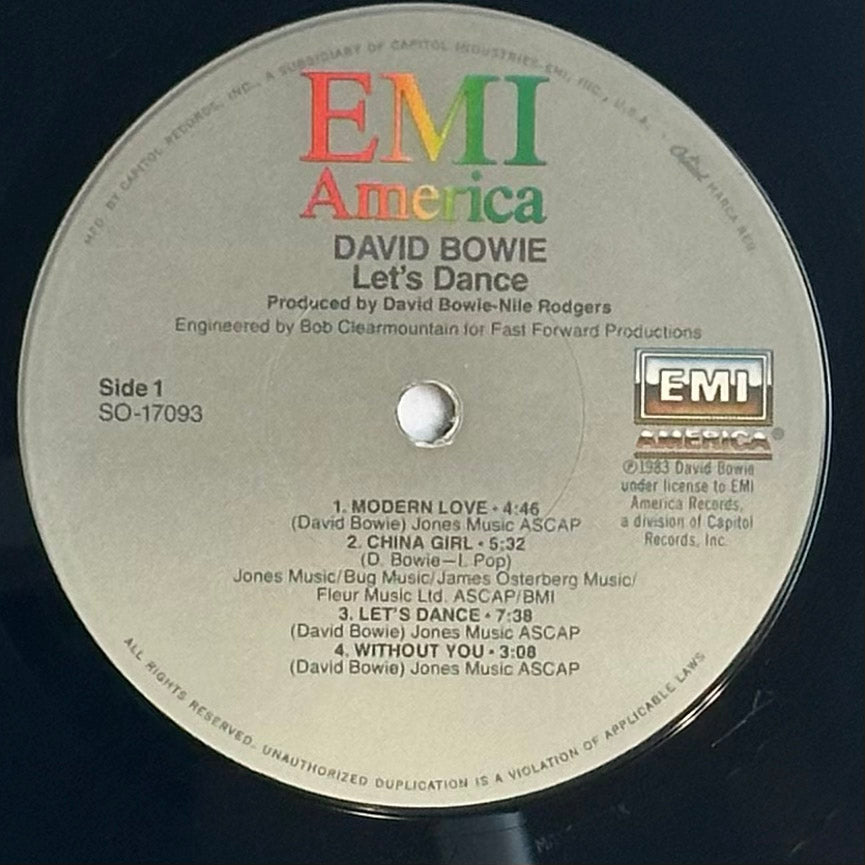 David Bowie - Let's Dance VG+