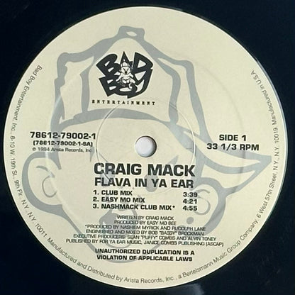 Craig Mack - Flava In Ya Ear VG+