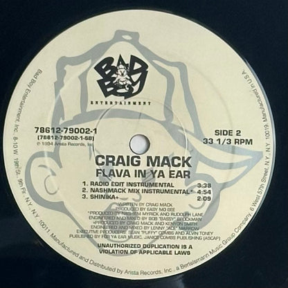 Craig Mack - Flava In Ya Ear VG+