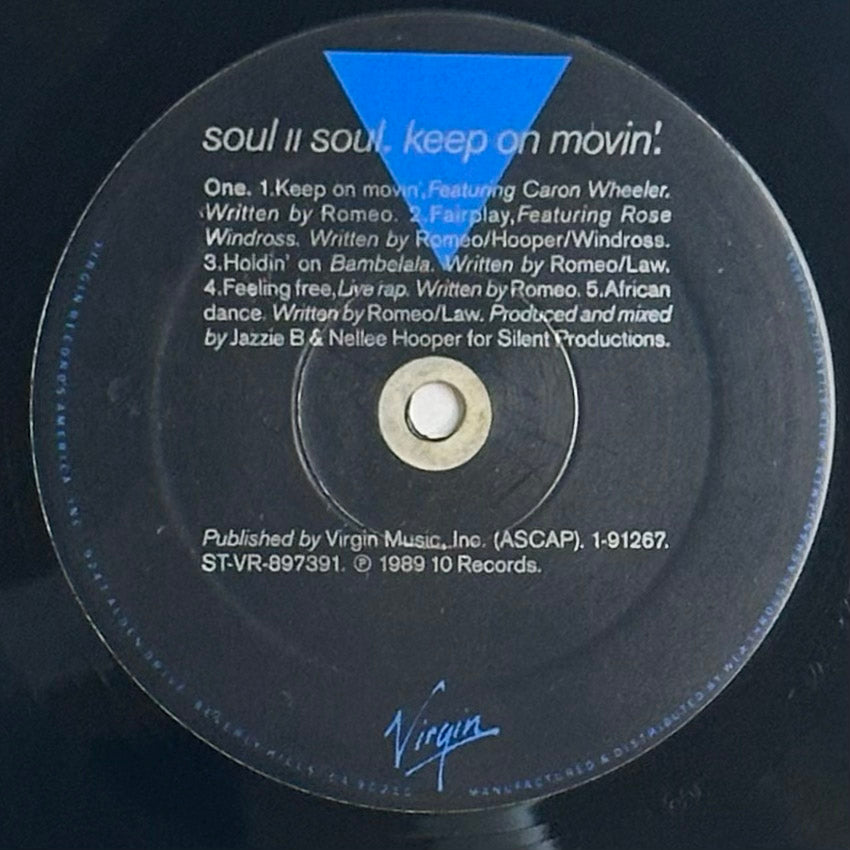Soul II Soul - Keep On Movin' VG+