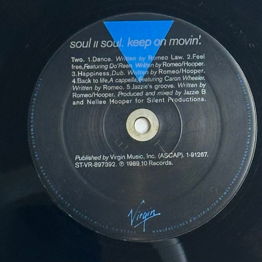 Soul II Soul - Keep On Movin' VG+