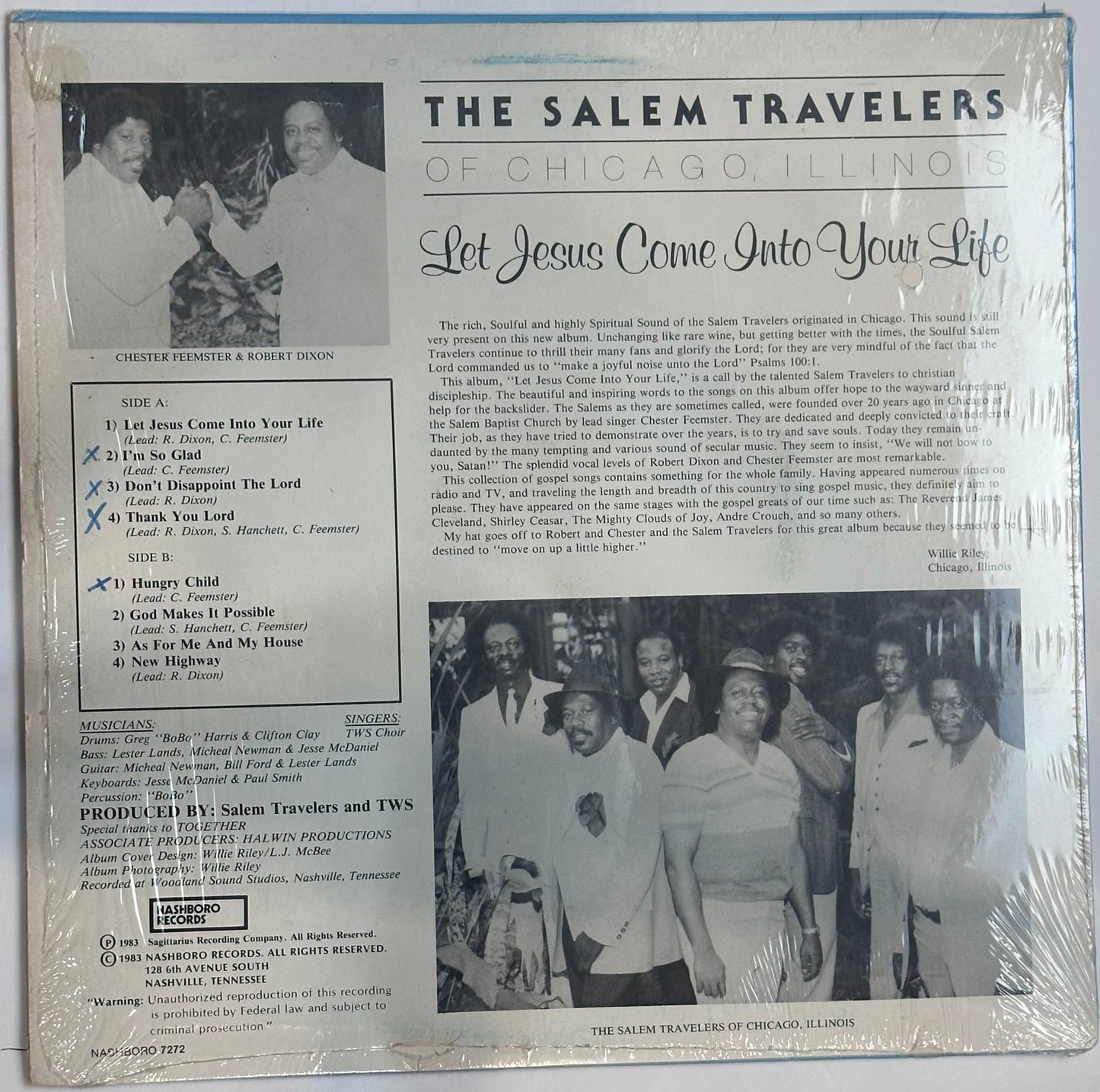 The Salem Travelers – Let Jesus Come Into Your Life