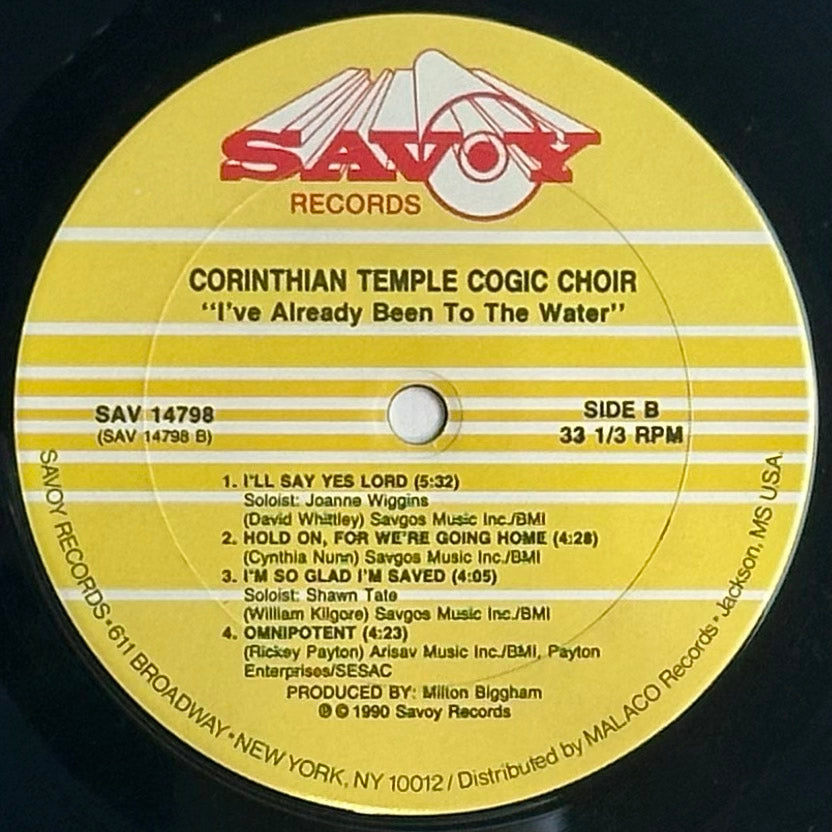 The Corinthian Radio Choir – I've Already Been To The Water VG+