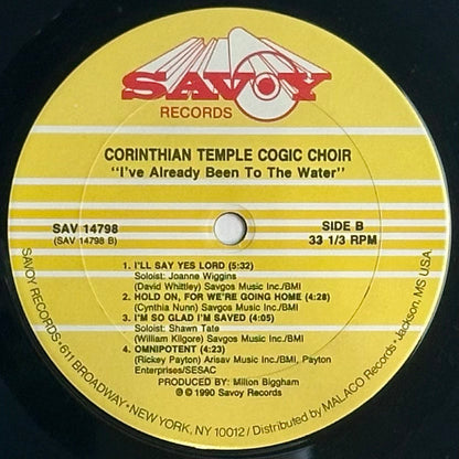 The Corinthian Radio Choir – I've Already Been To The Water VG+