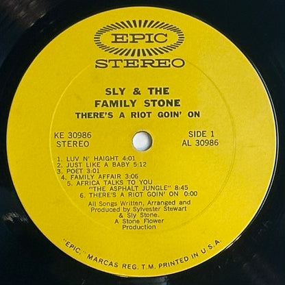 Sly & The Family Stone – There's A Riot Goin' On VG+