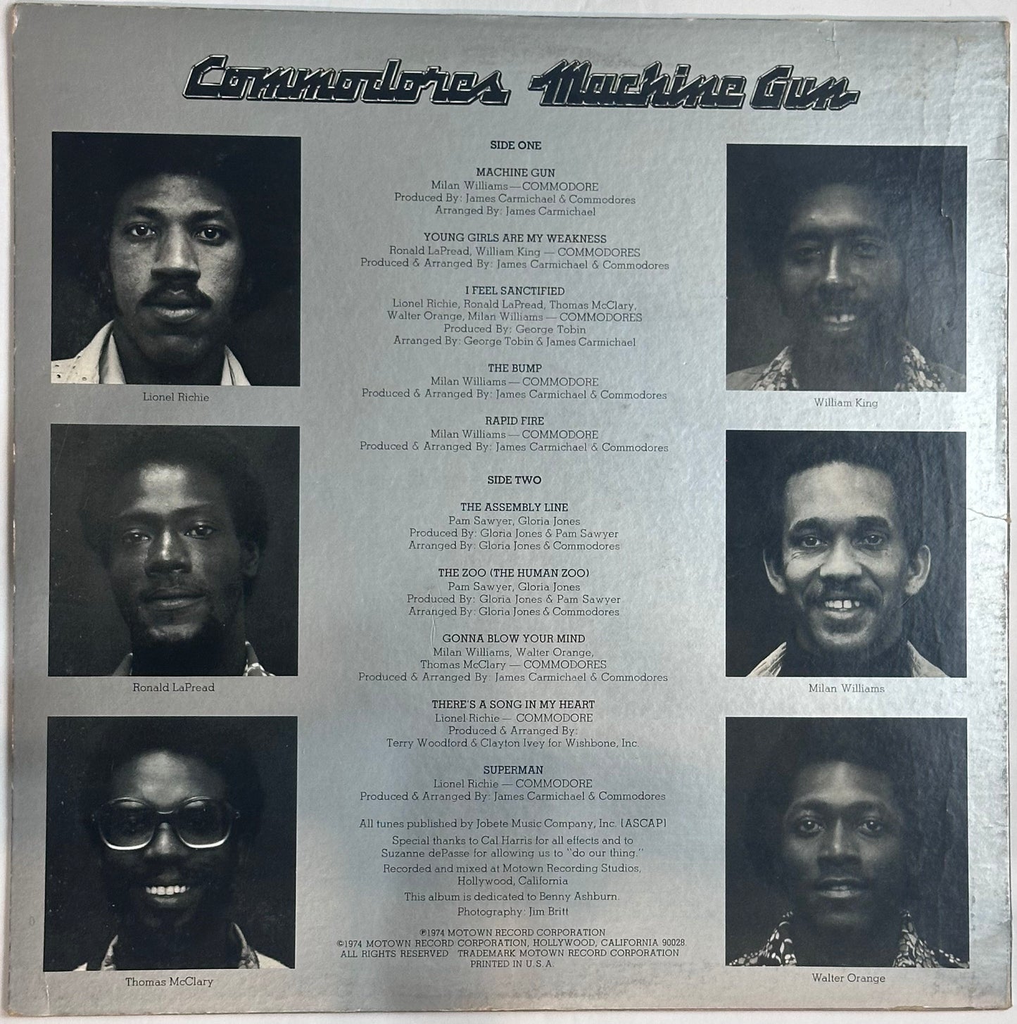 Commodores -  Machine Gun