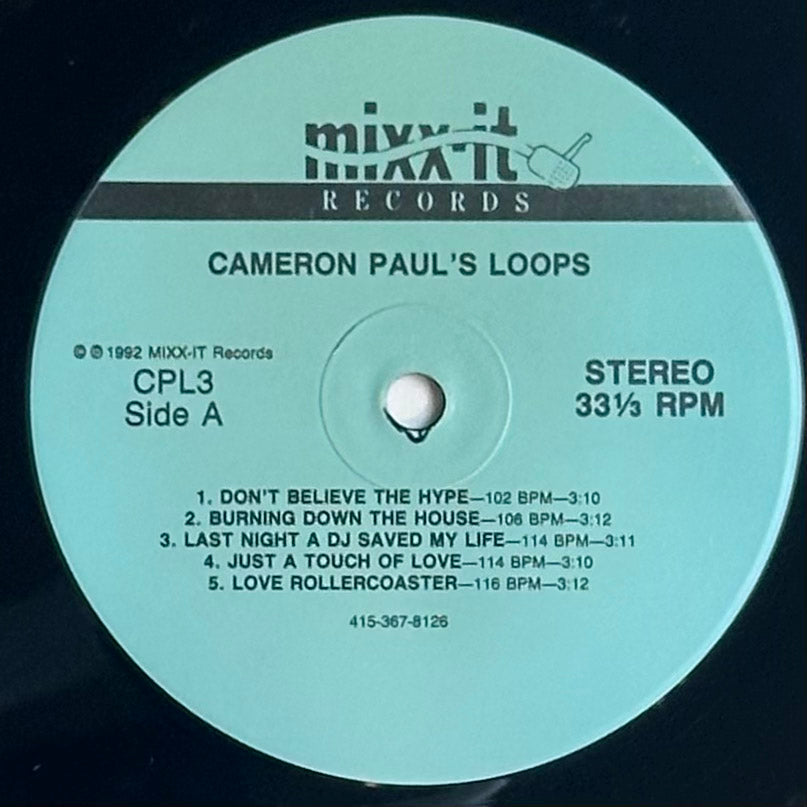 Cameron Paul - Cameron Paul's Loops Volume 3 VG+