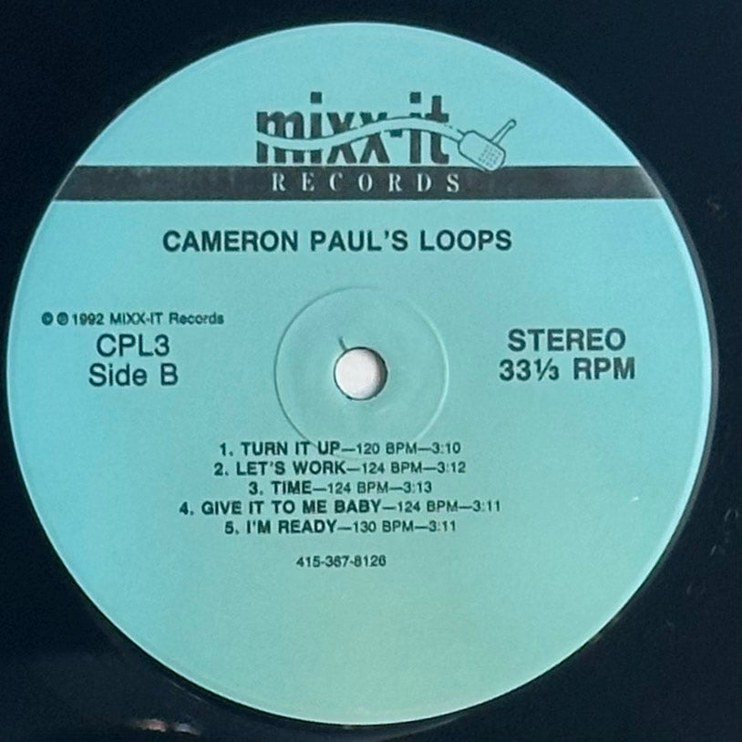 Cameron Paul - Cameron Paul's Loops Volume 3 VG+