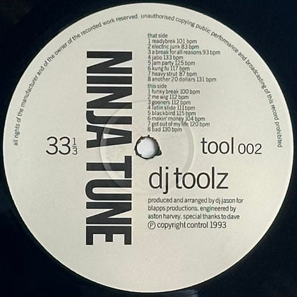 DJ Toolz - Break Beats 'N' Grooves Volume Two (Mo' Better Toolz) VG+