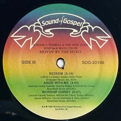 Jerome L. Ferrell, New York Seminar Mass Choir – Movin' By The Spirit 'Live' VG+