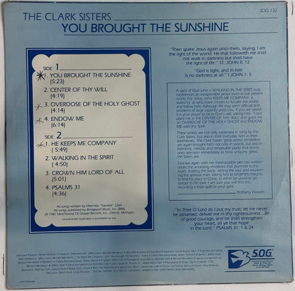 The Clark Sisters -  You Brought The Sunshine