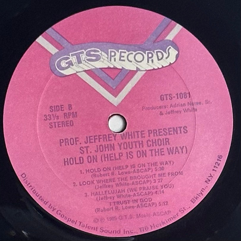 Jeffrey White, Saint John Youth Choir – Hold On (Help Is On The Way)