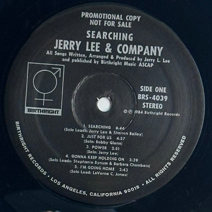 Jerry Lee & Company – Searching VG+