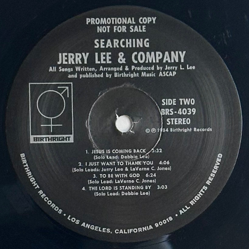Jerry Lee & Company – Searching VG+